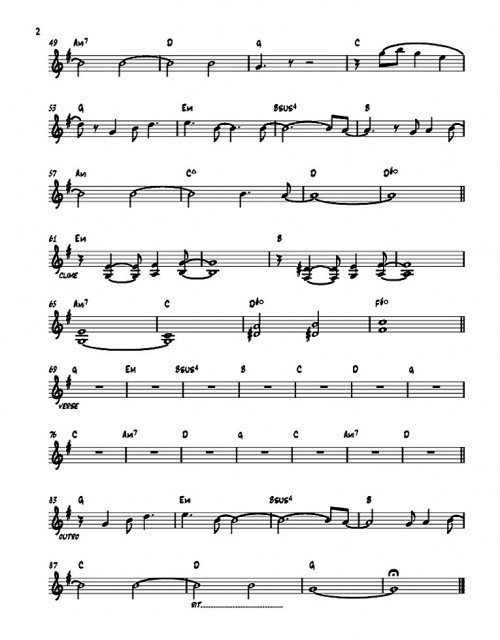 Knock yourself out 1 by Jon Brion — sheet music transcription, page 2