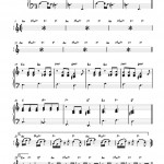 Here we go sheet music - Punch-Drunk Love soundtrack by Jon Brion