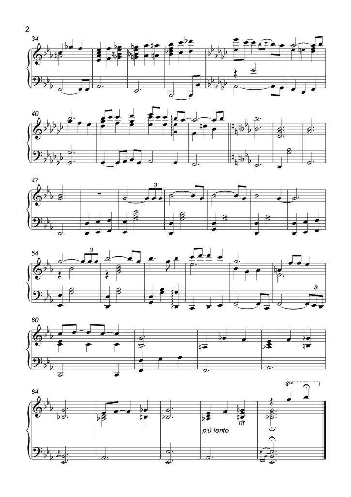 Eternal Sunshine of the Spotless Mind theme sheet music
